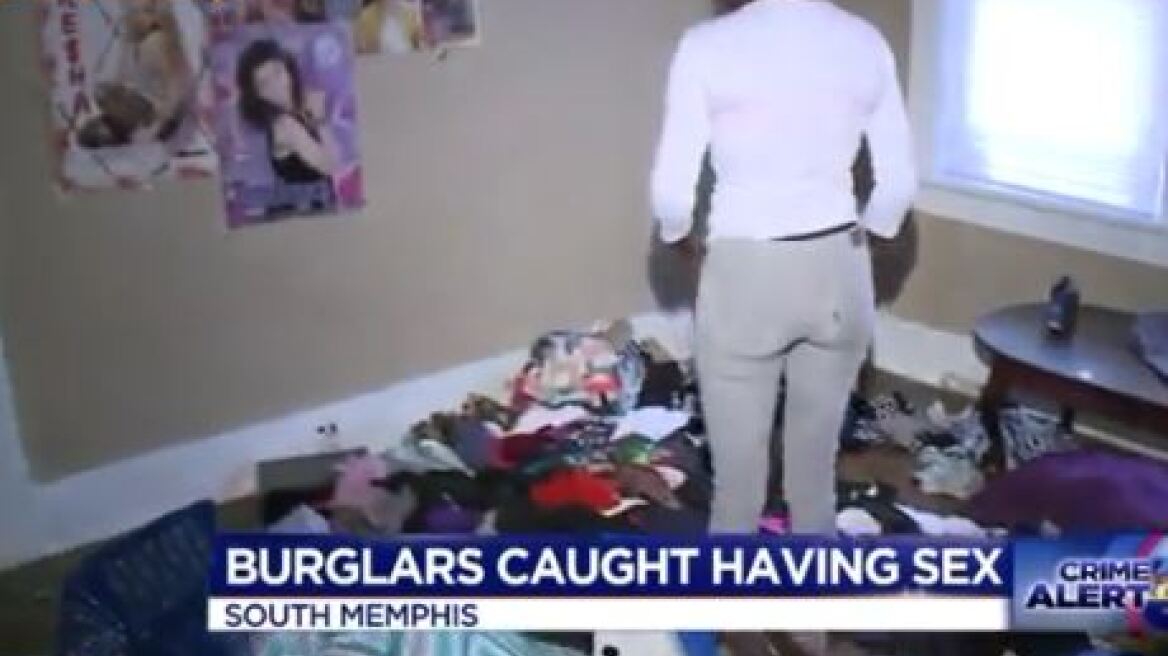 Βίντεο: Ξεκίνησε ως διάρρηξη και κατέληξε ως... live sex show