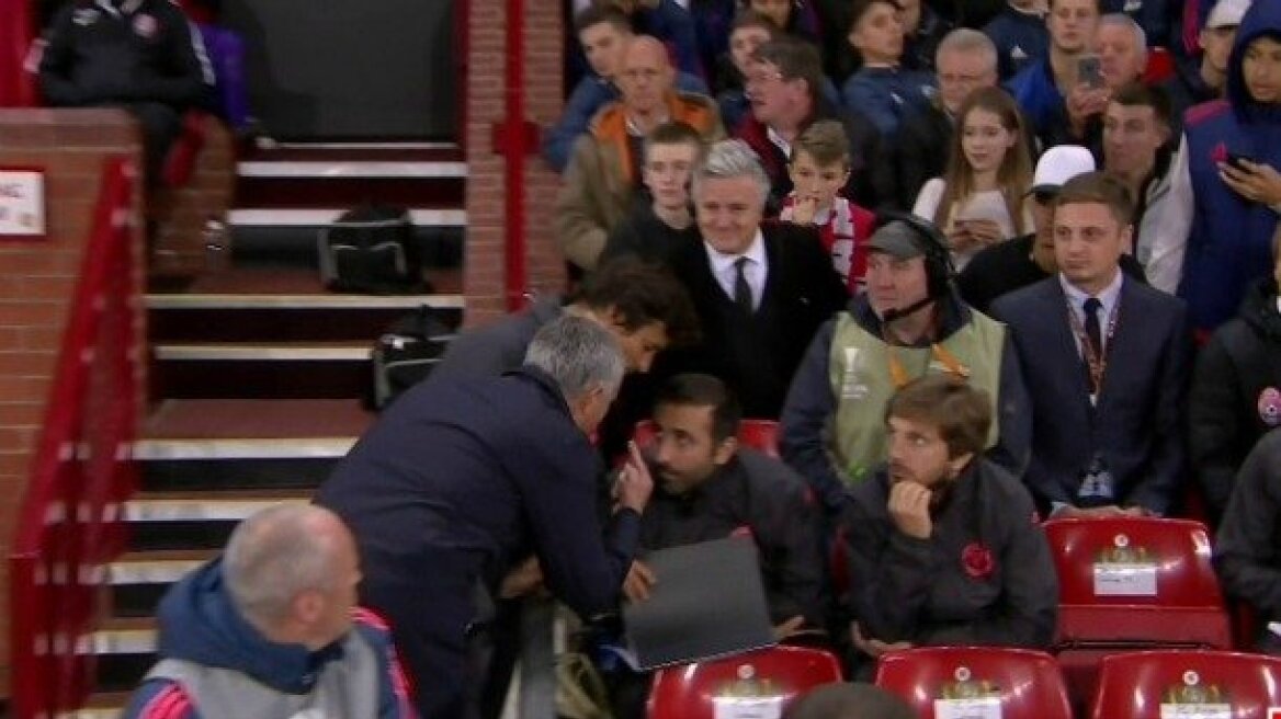 Επεισόδιο Μουρίνιο με τον αναλυτή αντιπάλων