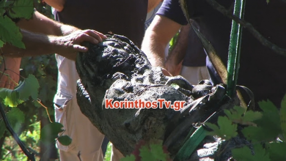 Εξαρθρώθηκε μεγάλο κύκλωμα αρχαιοκαπήλων- Ανασύρθηκαν αγάλματα από πηγάδι