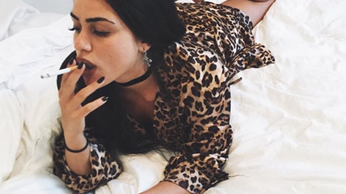 Hot brunette Conny Metaxa in bed naked! (photos)