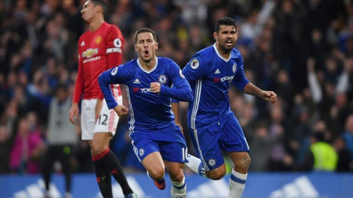 Τσέλσι-Μάντσεστερ Γιουνάιτεντ 4-0: «Παιχνιδάκι» στα χέρια της πρώην ομάδας του ο Μουρίνιο!