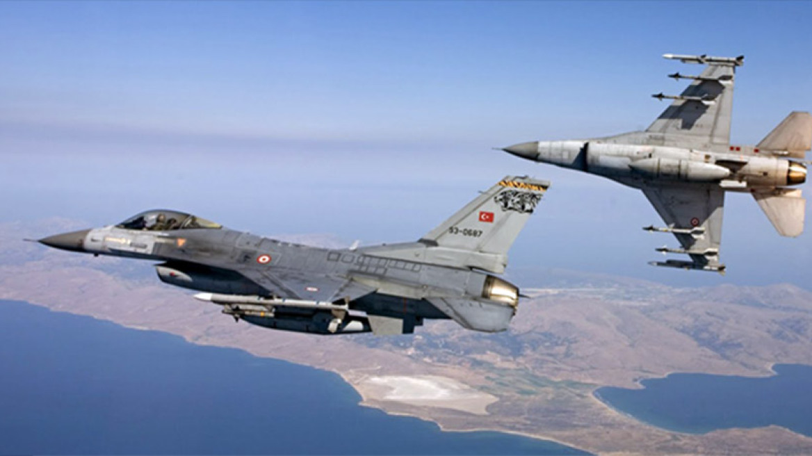 Τέσσερα τουρκικά F-16 πάνω από Ζουράφα και Παναγιά