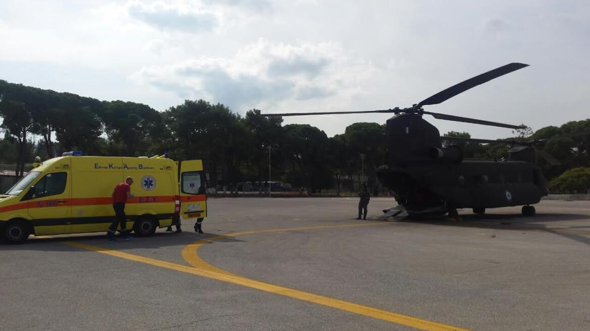 Ρόδος: Έγκυος με επιπλοκές διεκομίσθη από την αεροπορία στρατού επειγόντως στο Ηράκλειο