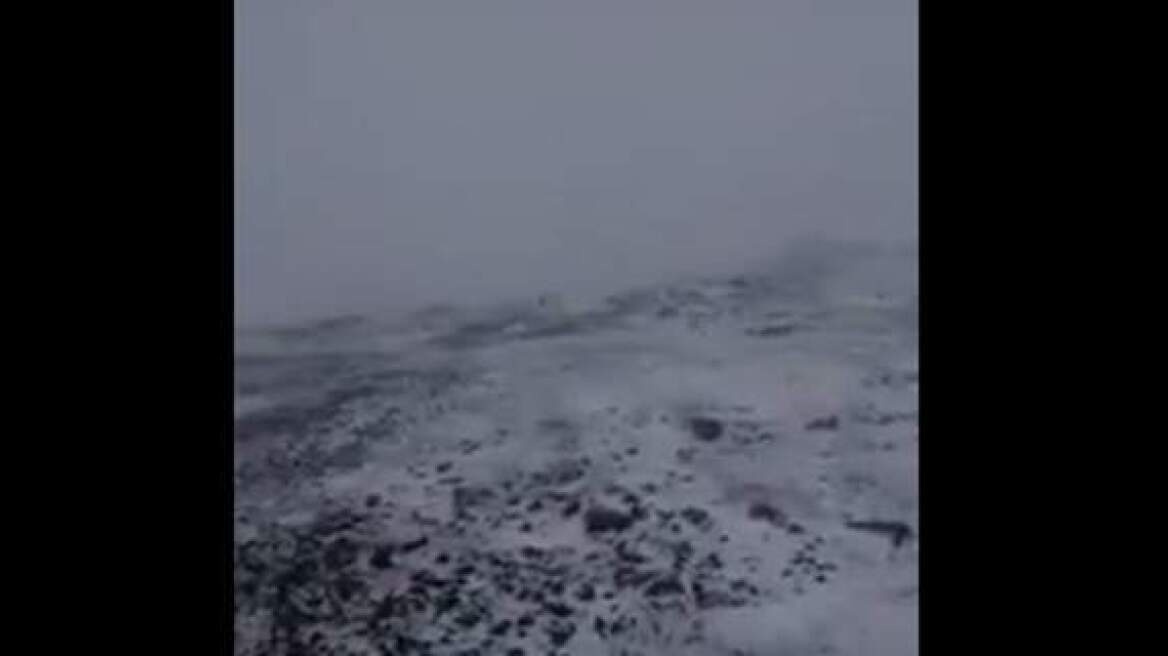 Τα πρώτα χιόνια: Το έστρωσε στη Βασιλίτσα Γρεβενών