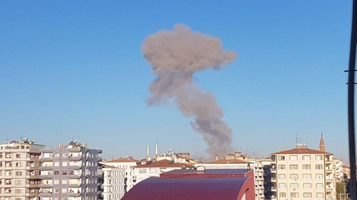 Blast rocks police headquarters in Diyarbakir, Turkey