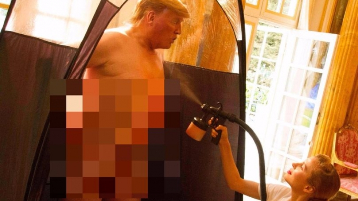 «Γυμνός» ο Ντόναλντ Τραμπ γιορτάζει στο οβάλ γραφείο...