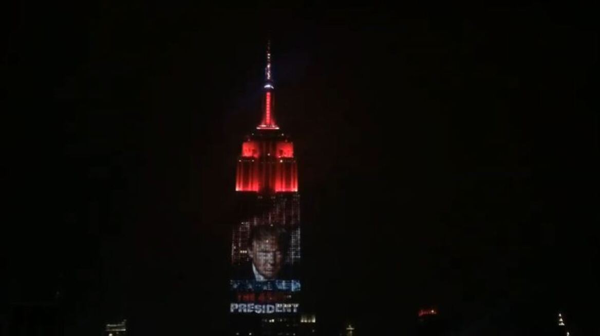 Η φωτογραφία του Τραμπ στο Empire State Building