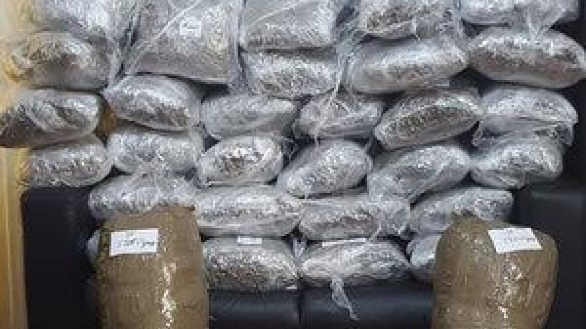 Σε διεθνές κύκλωμα το ζευγάρι με τα 113 κιλά χασίς