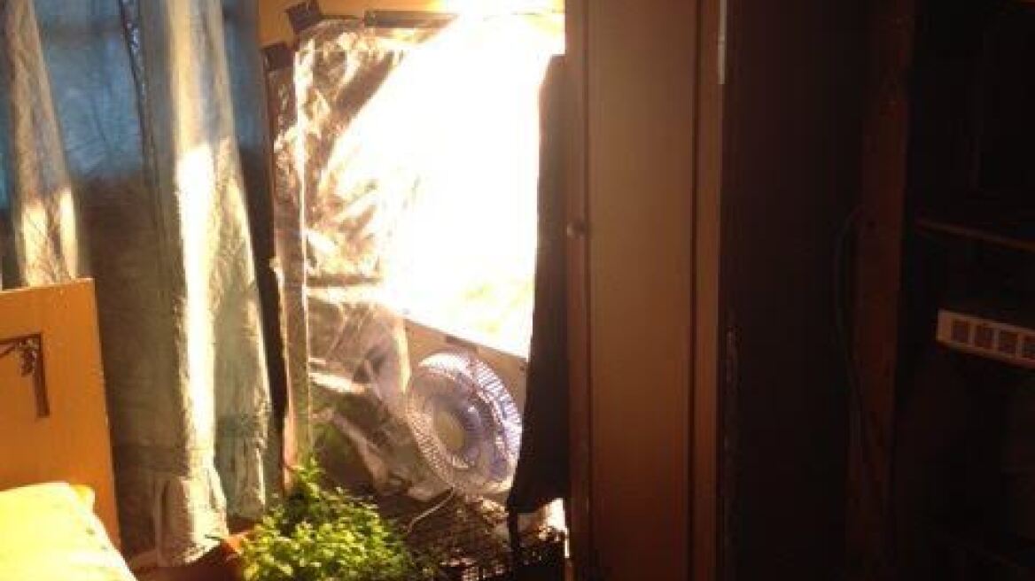 Εργαστήριο υδροπονικής κάνναβης σε... ντουλάπα στην Πέλλα