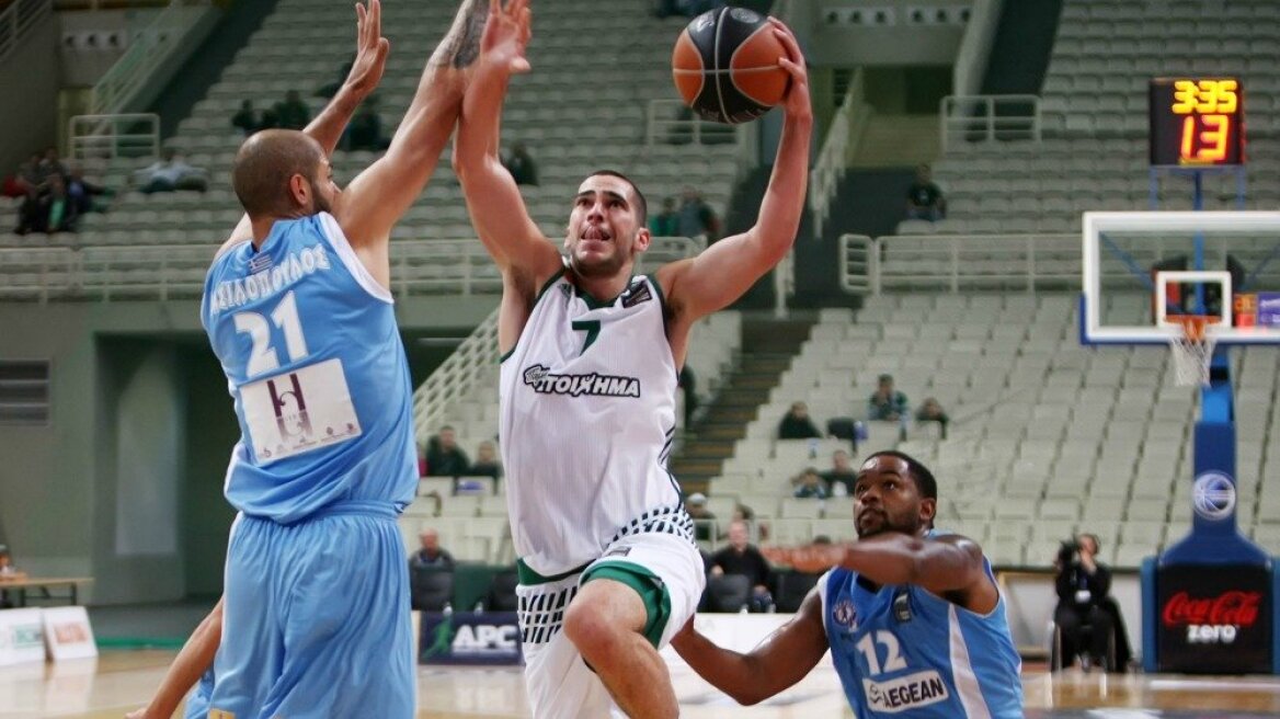 Άνετη επικράτηση του Παναθηναϊκού (80-65) επί του Κολοσσού