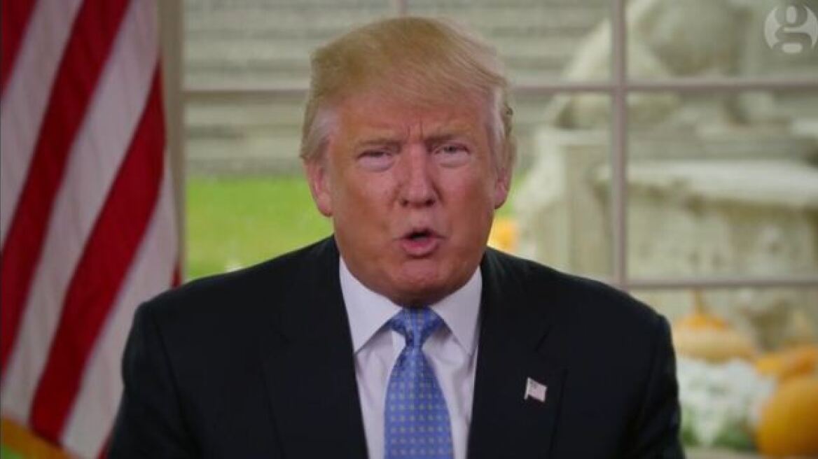 Mήνυμα ενότητας Τραμπ για την Ημέρα των Ευχαριστιών