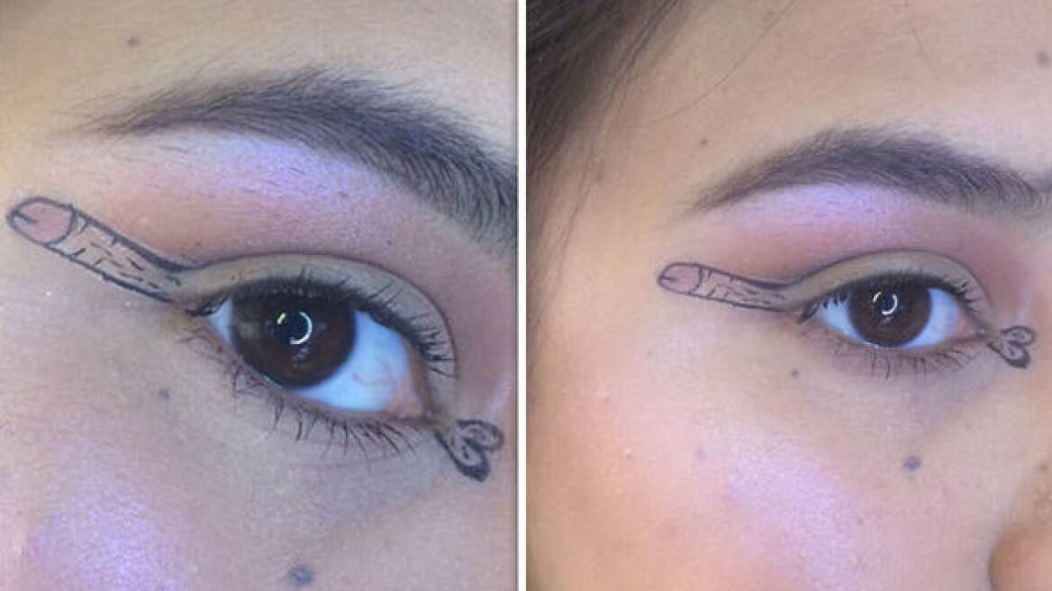 Γιατί οι γυναίκες ζωγραφίζουν... πέη στα μάτια τους;