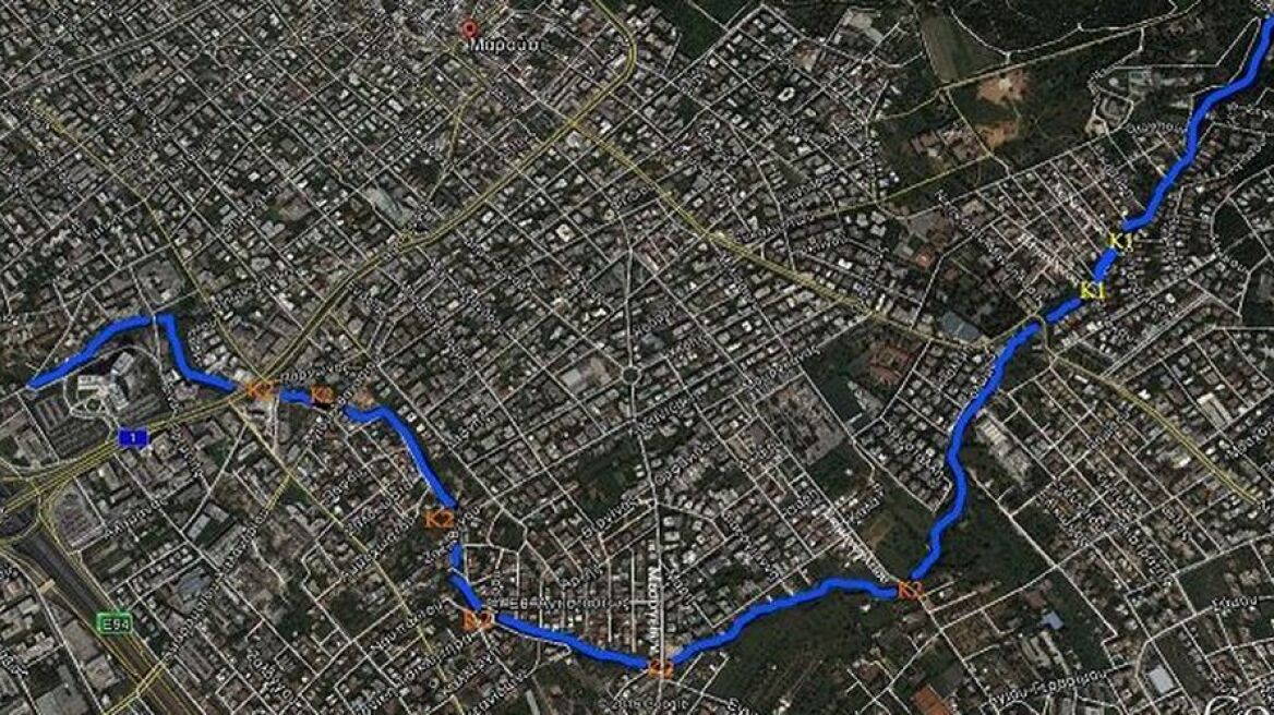 Έργα ύψους 6,3 εκατ. ευρώ στο «ξεχασμένο» ρέμα Σαπφούς, στο Μαρούσι