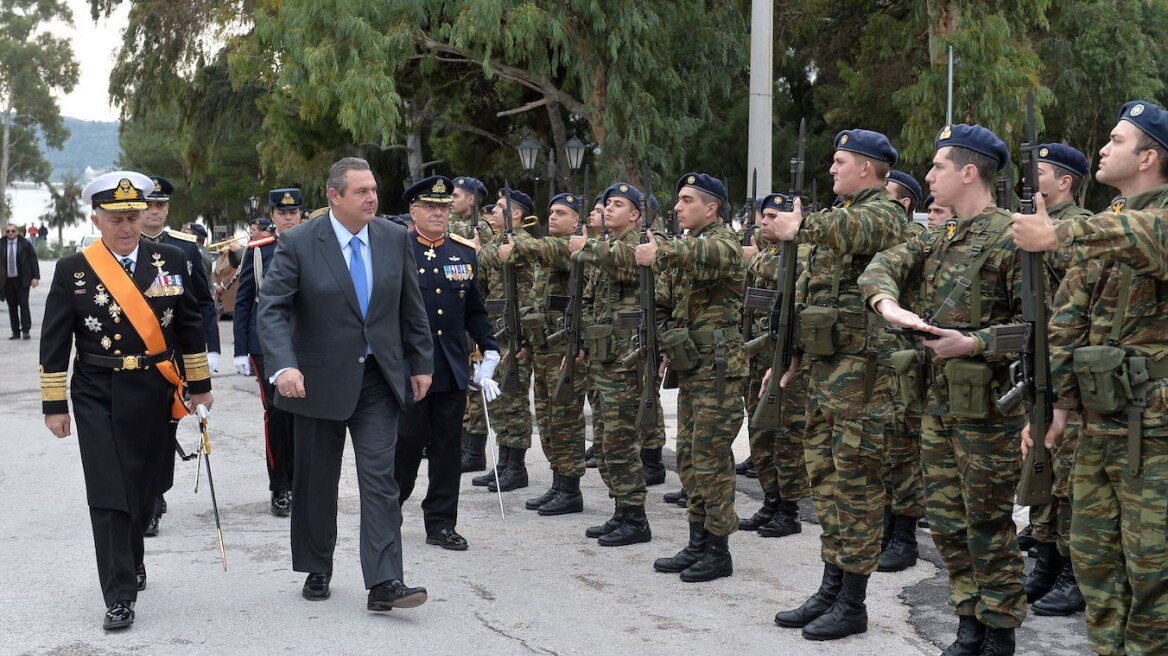 Καμμένος: «Η Ελλάς δεν υπήρξε ποτέ πολεμοχαρής. Ούτε τώρα είναι» 