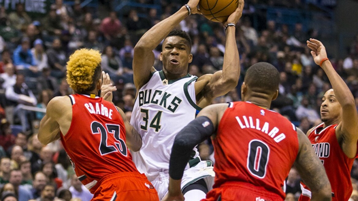 NBA: Και επισήμως... υποψήφιος MVP ο Αντετοκούνμπο!