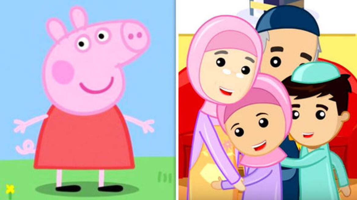 Σάλος για το μουσουλμανικό «υποκατάστατο» της Πέπας της Γουρουνίτσας