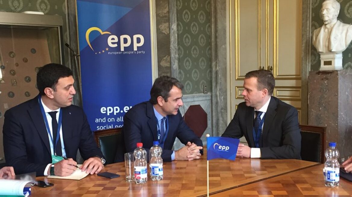 Kyriakos Mitsotakis briefs EU officials on his program of reforms in Brussels (photos)