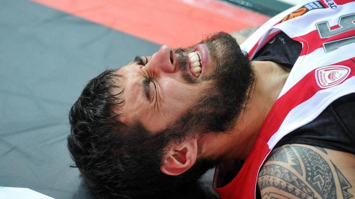 Αγωνία στον Ολυμπιακό για τον νέο τραυματισμό του Πρίντεζη