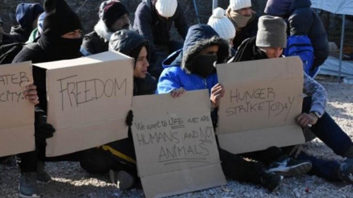 Chios: No heating in the refugee hotspots!