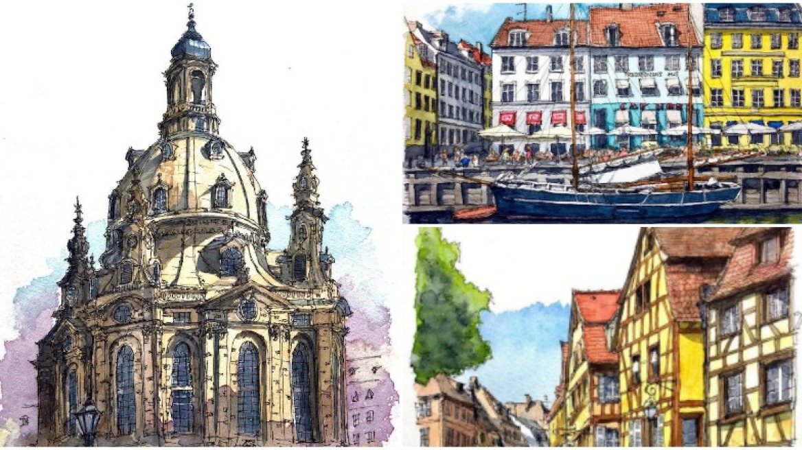 Ταξίδια με νερομπογιές