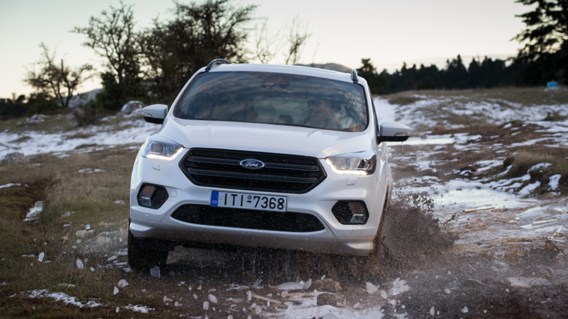 Live από Επτάλοφο: Στα χιόνια με το νέο Ford Kuga!