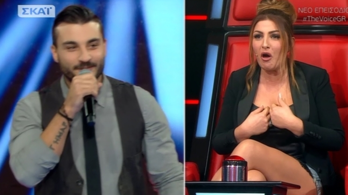 Η Έλενα Παπαρίζου γνώρισε τον στιχουργό τραγουδιού της στη σκηνή του «Τhe Voice»