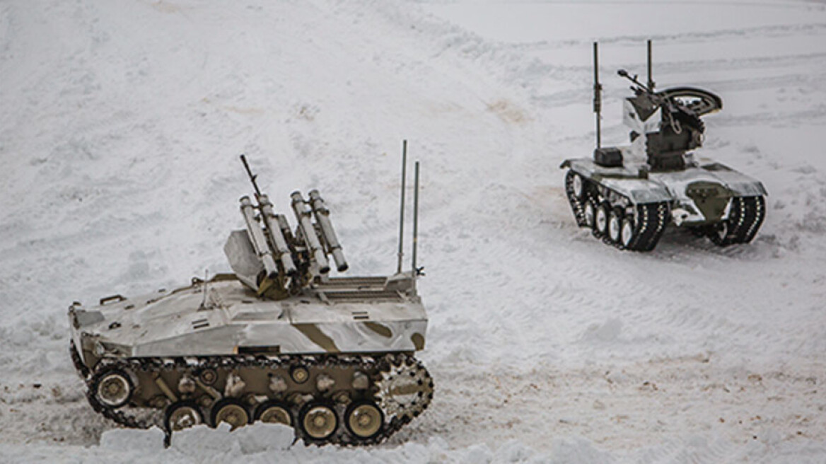 Βίντεο: Εντυπωσιάζουν τα δύο νέα τεθωρακισμένα-drone της Ρωσίας