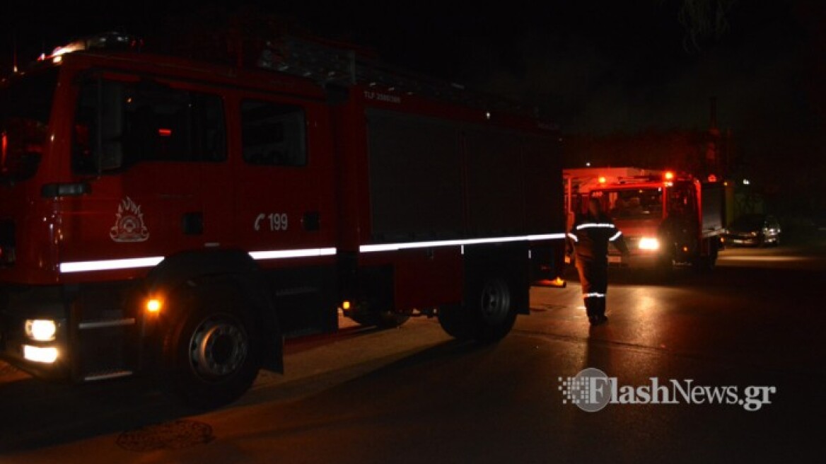 Φωτιά στο γηροκομείο Χανίων -Τραυματίστηκε ηλικιωμένος