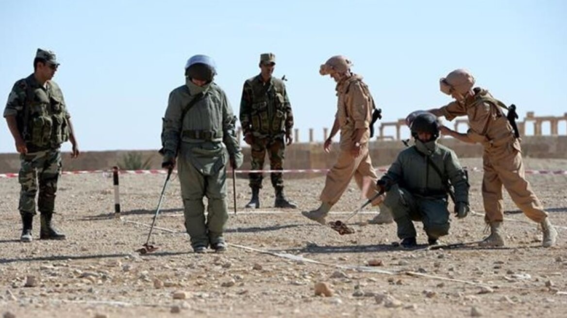 The Russian Armed Forces have neutralized 14.000 landmines and explosive devises in Aleppo