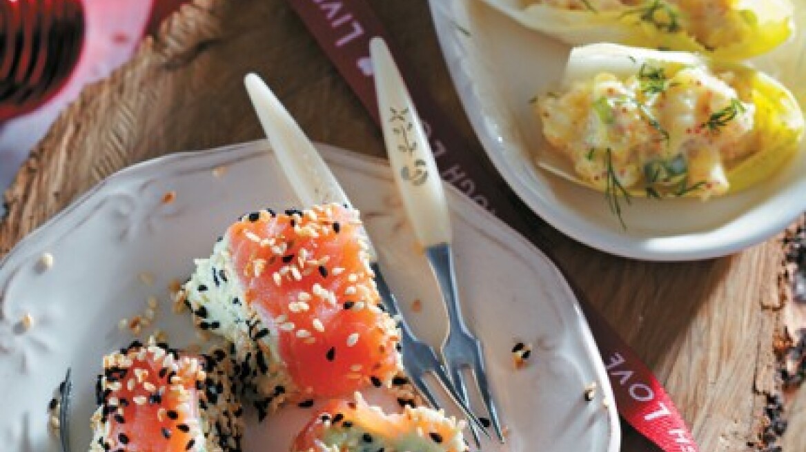 Δύο λαχταριστά γιορτινά μεζεδάκια