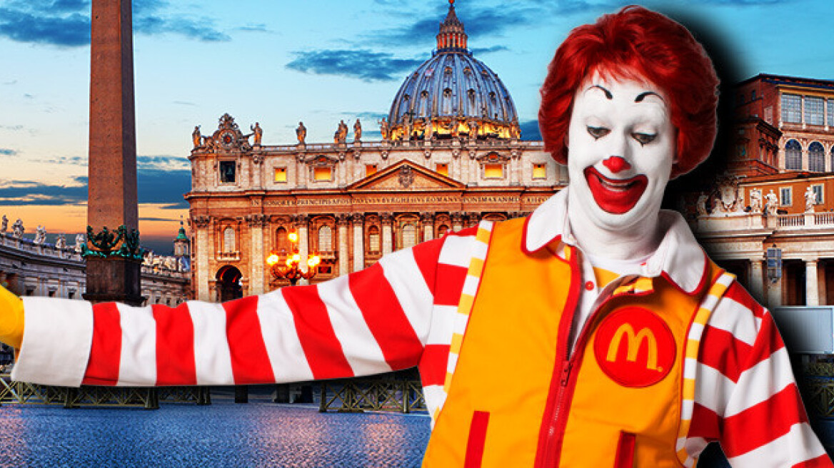 Τα McDonald's άνοιξαν κατάστημα στο Βατικανό