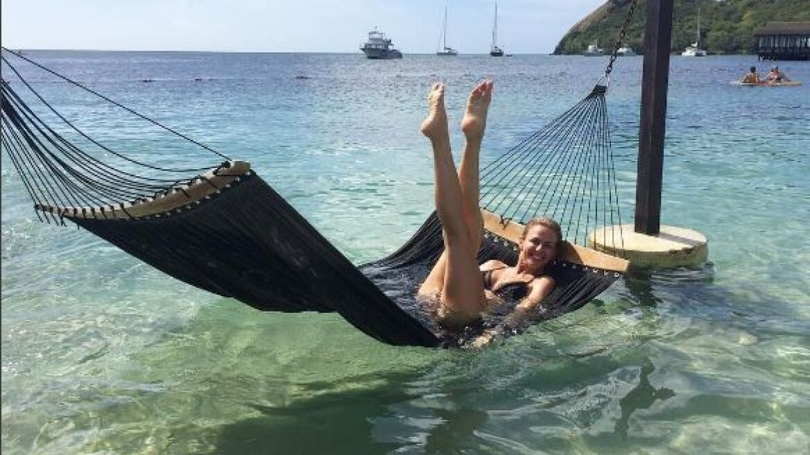 Χριστίνα Κοντοβά: Διακοπές στην Καραϊβική 