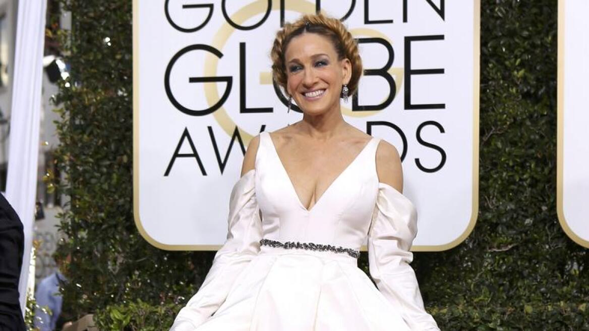 Η Σάρα Τζέσικα Πάρκερ πήγε στις «Χρυσές Σφαίρες» και μίλησε ελληνικά 