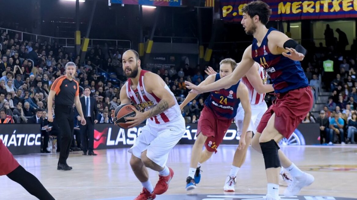 Ολυμπιακός: Χωρίς Σπανούλη με Μπαρτσελόνα