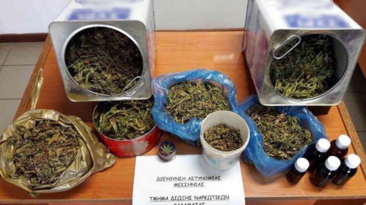 Καλαμάτα: Έκρυβε πάνω από ενάμισι κιλό χασίς και μεθαδόνη