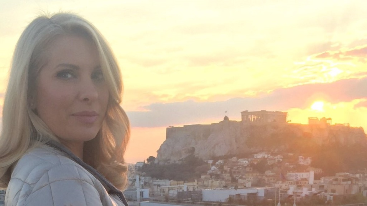 Ελένη Μενεγάκη: Για ψώνια στο κέντρο της Αθήνας