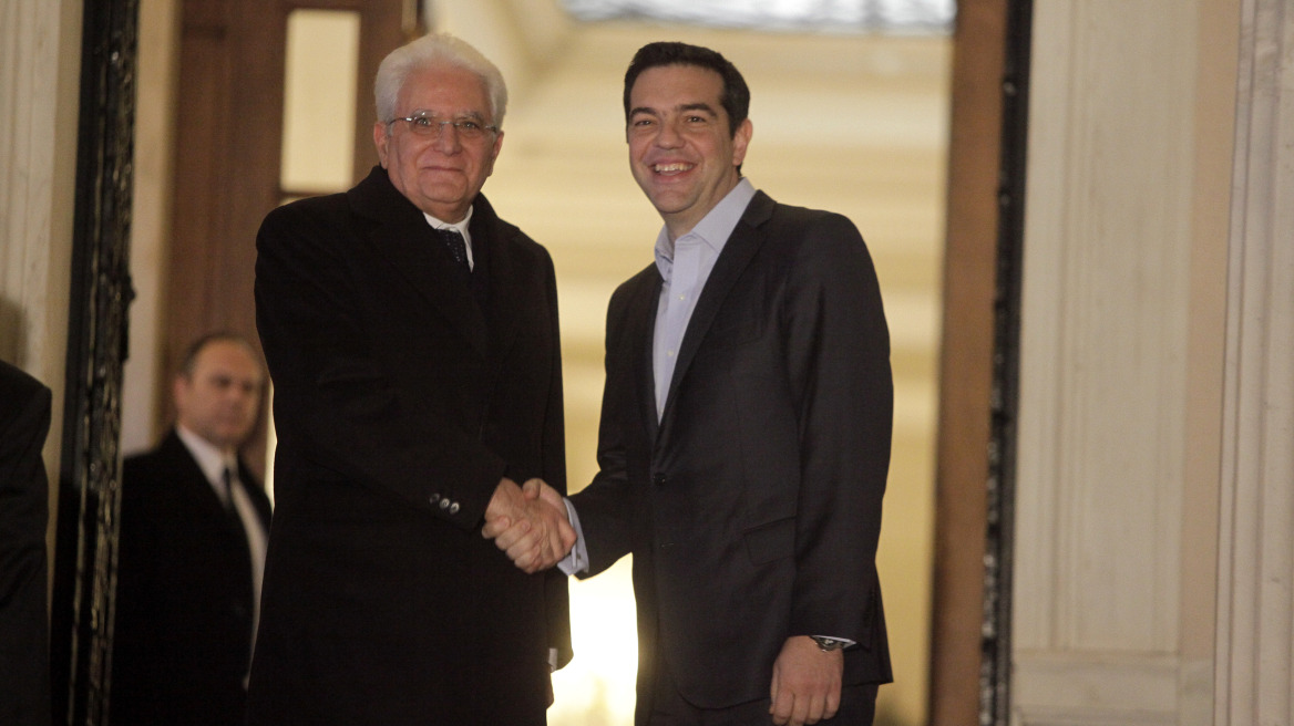 Συνάντηση Τσίπρα-Ματαρέλα: Οικονομική και προσφυγική κρίση ενώνουν Ελλάδα και Ιταλία