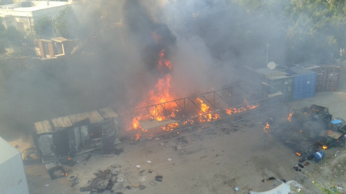 Χίος: Έπιασαν τον εμπρηστή του καταυλισμού της Σούδας