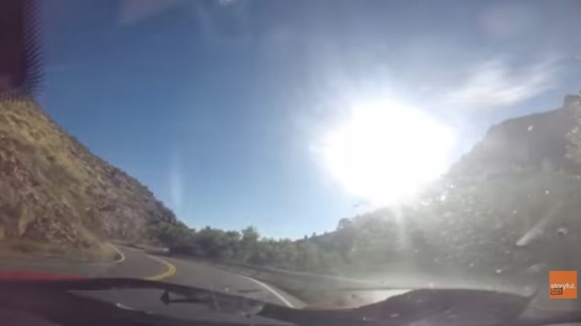 Της έκανε δώρο βόλτα με Ferrari και την τράκαρε (vid)