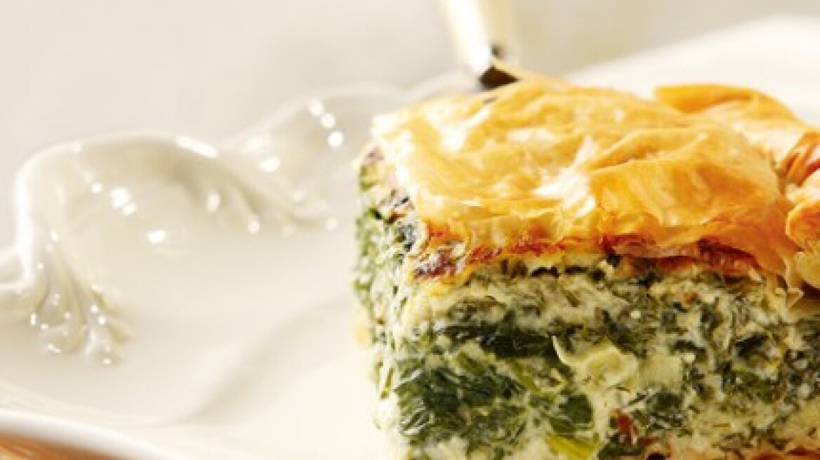 Τραγανή σπανακοτυρόπιτα