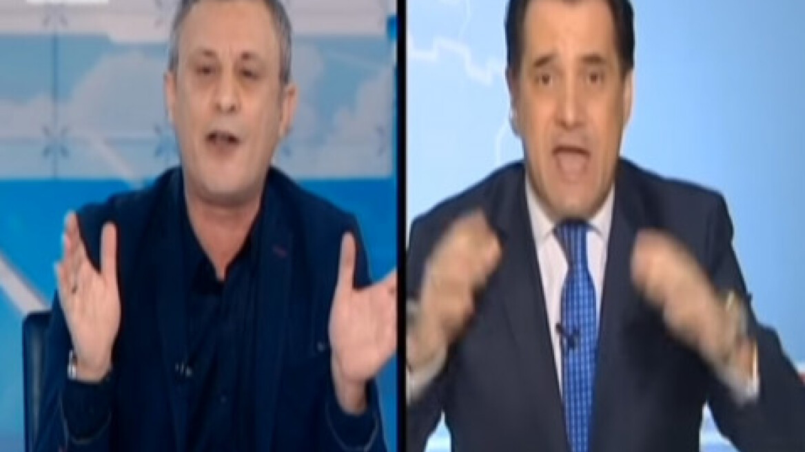 Βίντεο: Ομηρικός καβγάς Γεωργιάδη - Βέττα «on air»