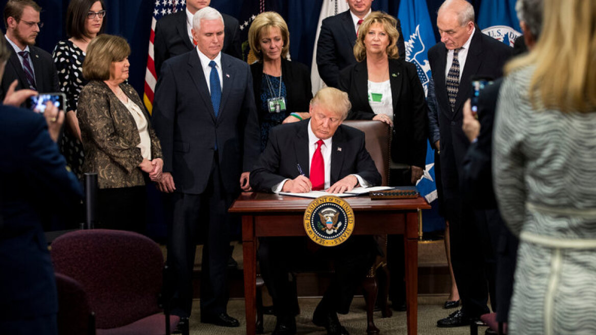 Trump Blocks Syrian Refugees and Orders Mexican Border Wall to Be Built