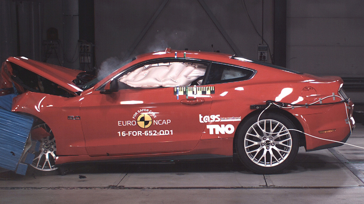 Μόλις 2 αστέρια για την Mustang στα crash tests (video)