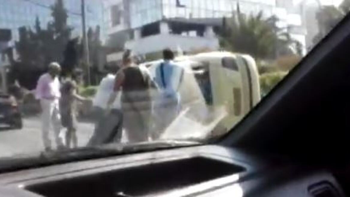 Κρήτη: Τούμπαρε το αυτοκίνητο και κινητοποίησε τις αρχές