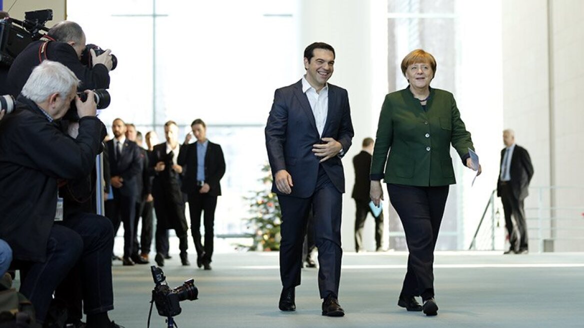 Merkel and Tsipras agree to close 2nd review in February