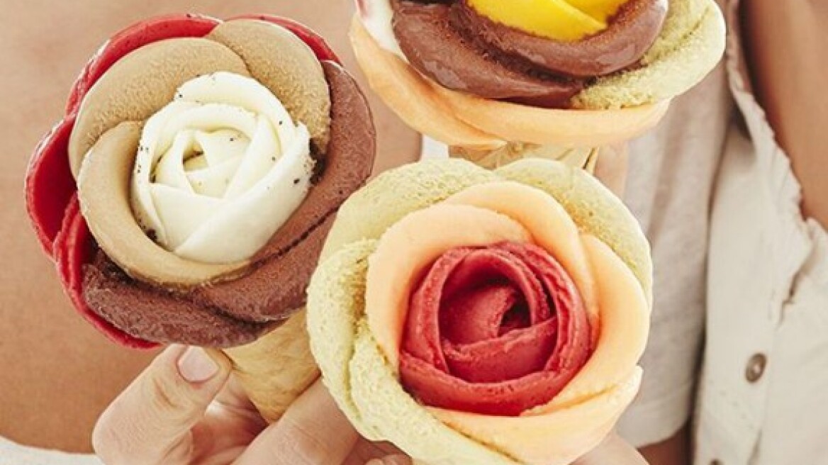 Τα πιο όμορφα τριαντάφυλλα είναι φτιαγμένα από παγωτό