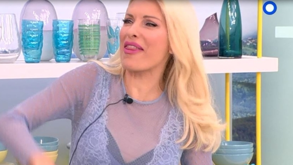 Το ατύχημα της Ελένης Μενεγάκη στην κουζίνα του πλατό