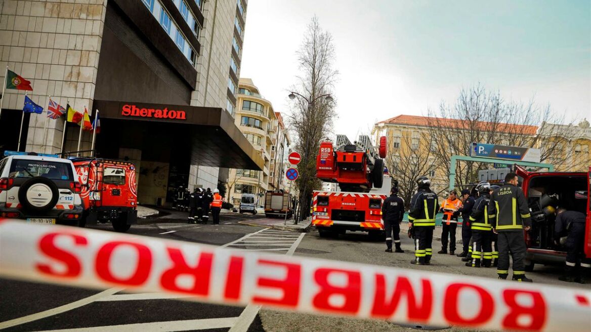 Φωτιά ξέσπασε στο ξενοδοχείο Sheraton στη Λισαβόνα