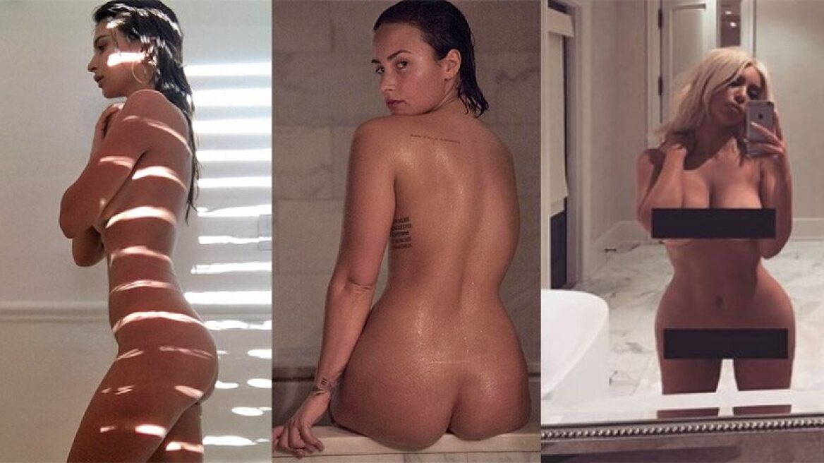 Celebrities naked on Instagram (racy pics)