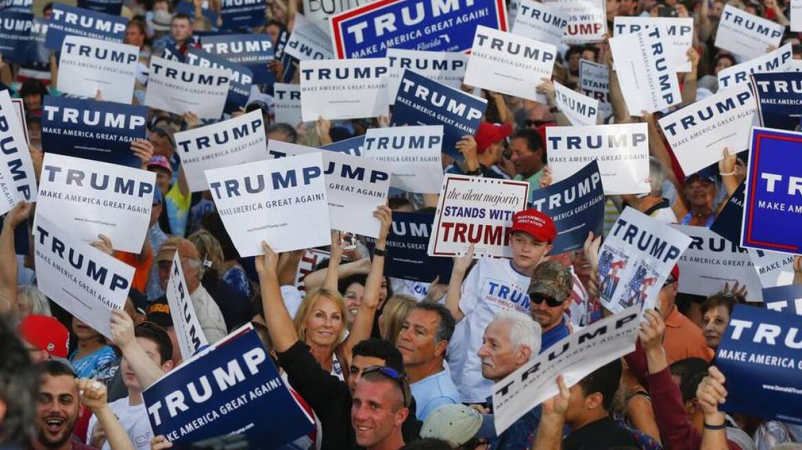 ΗΠΑ: «Πατριωτικές εκδηλώσεις» υπέρ του Ντόναλντ Τραμπ